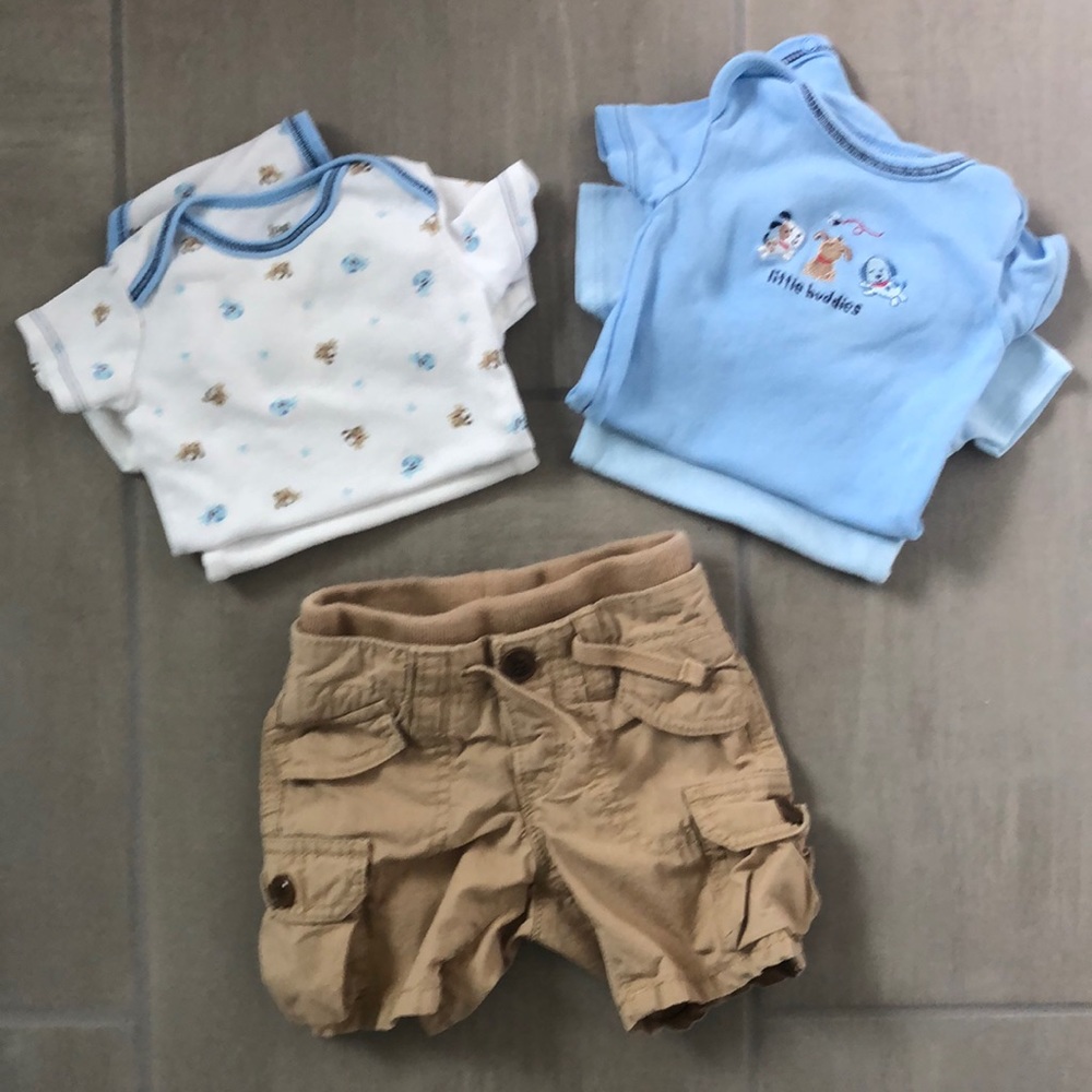 Onesie and shorts lot